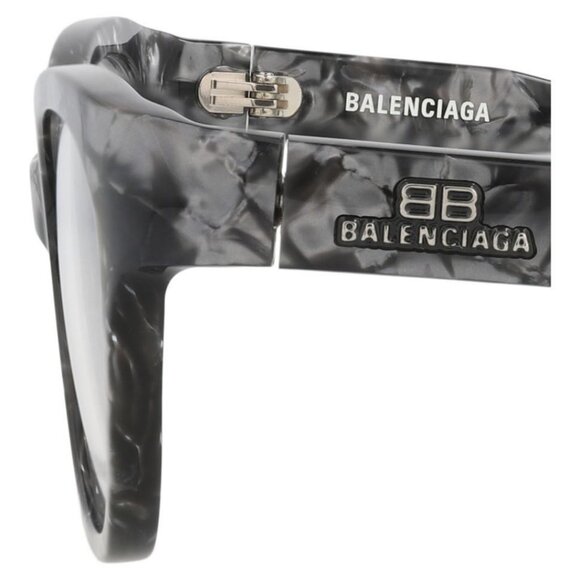 Balenciaga Womens Cat Eye Grey Grey Transparent Fashion Designer Eyewear - Picture 4 of 4